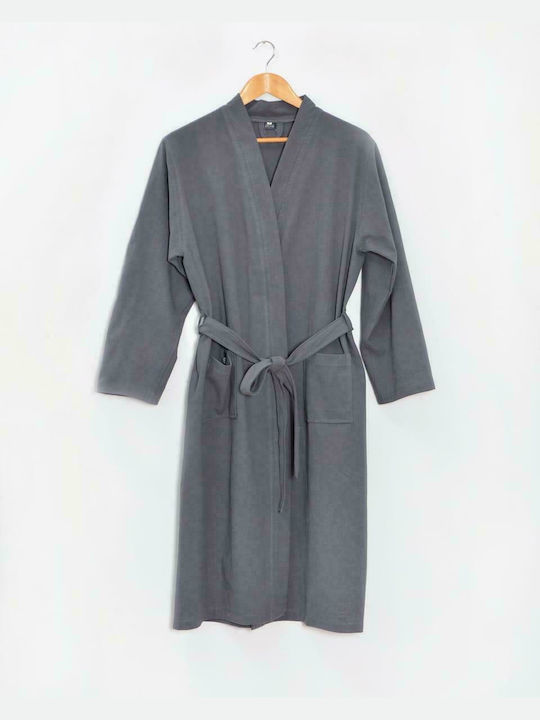 Pennie Summer Women's Cotton Robe Gray