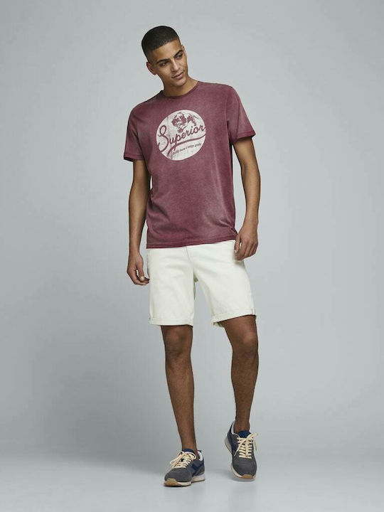 Jack & Jones Men's Chino Monochrome Shorts Silv...