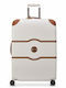Delsey Chatelet Air 2.0 Голям Куфар За Пътуване Твърд Бежов С 4 Колела Височина 76 См