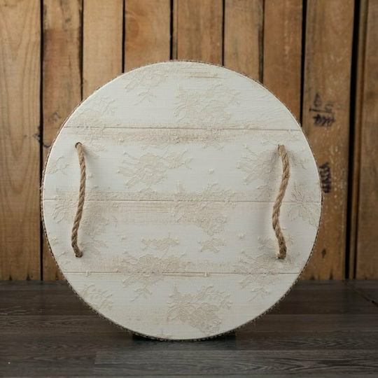 Wedding Tray made of Wood Beige 1pcs Wedding Tray made of Wood Beige 1pcs