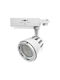 Spot Light Μονό LED Ρυθμιζόμενο Λευκό Σποτ σε Κόκκινο Χρώμα