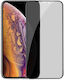 Full Glue Privacy Full Face Tempered Glass Μαύρο (iPhone 17e / 16e / 14 / 13 / 13 Pro)