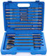 Tagred Set Pointed Chisel & Chisel Bits & Drill with SDS Plus Socket 17pcs