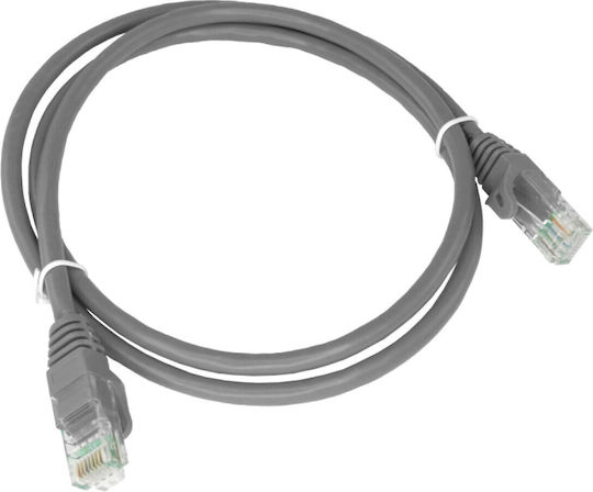A-LAN U/UTP Cat.5e Ethernet Network Cable 0.25m Gray 1pcs
