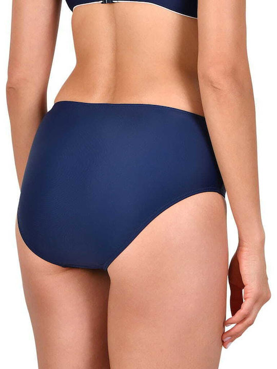 Bikini Slip Ψηλόμεσο Navy Μπλε