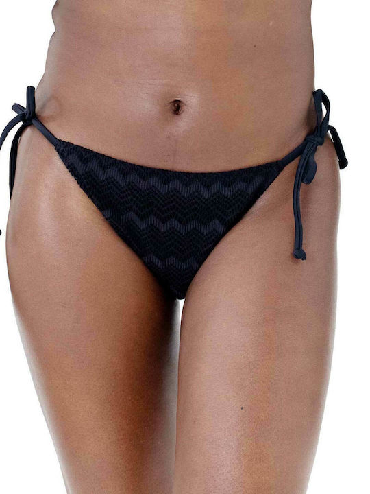 Bikini Inferioare cu Dantela Negru