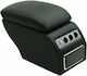 Car Leather Armrest Universal Black