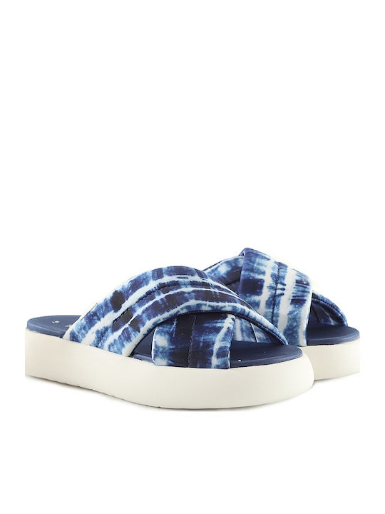 Alpargata Mallow Women's Flat Sandals in Blue Color