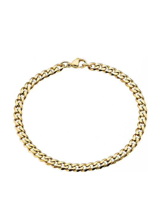 Oxzen Chain Hand made of Stainless Steel Gold-p...