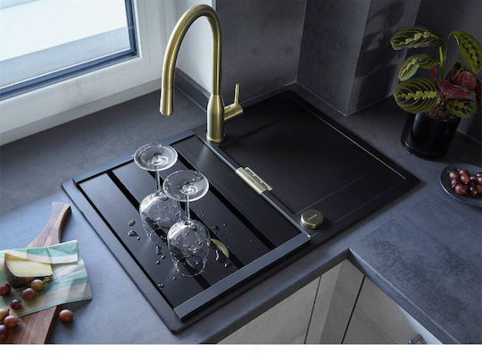Schock 629188 Sink Rack Silicone Black 40x41.5cm