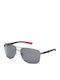 Solano Men's Sunglasses with Gray Metal Frame and Polarized Lens SS10454B