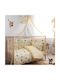 Vesta Home Baby Duvet Cover Set With Pillowcase Jurassic Beige 120x160cm