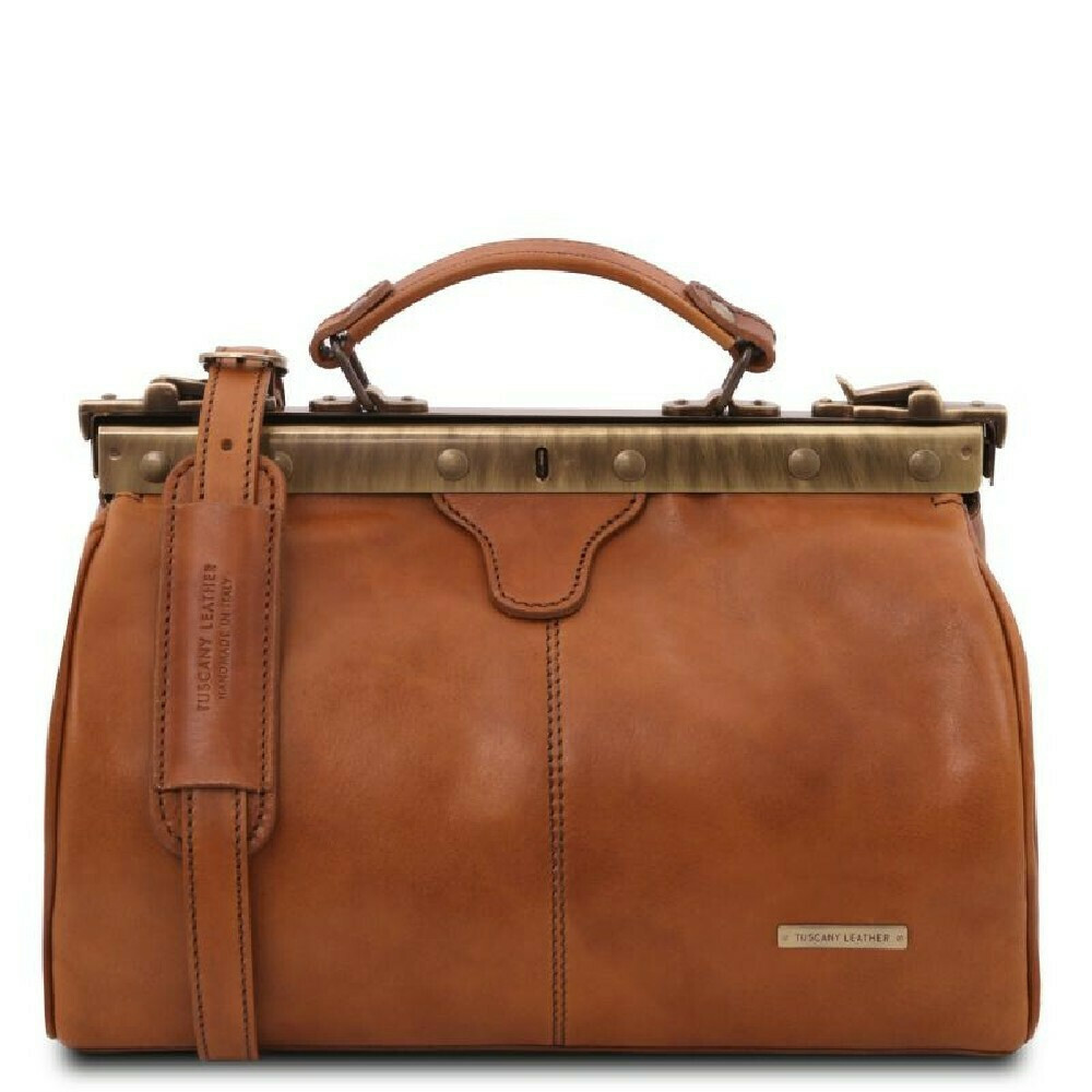 Tuscany Leather Michelangelo Medical Leather Bag Brown TL10038
