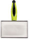 Nobleza Slicker Brush Large for Misc Hair Lengths for Coat Grooming Green
