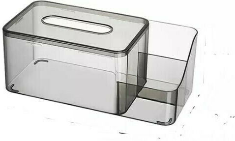 Lalos Crystal Държач за кърпички Пластмасова Прозрачна 25x12x9.7см 5727