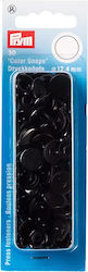 Prym Color Snaps Black Plastic Sewing Supply 30pcs 393105