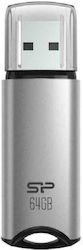 Silicon Power Marvel M02 64GB USB 3.2 Stick Gray