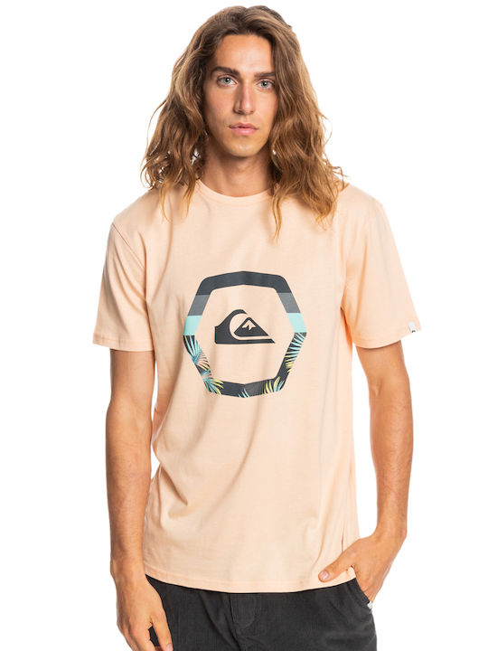 Quiksilver Uprise Men's T-Shirt with Logo Pink