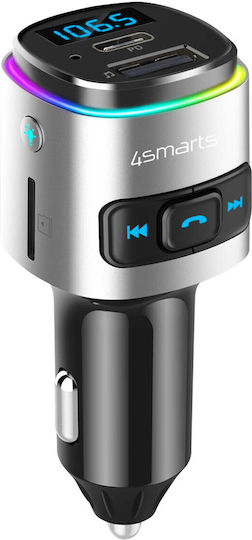 4Smarts FM Transmitter Αυτοκινήτου Media&Assist με USB / MicroSD / Bluetooth