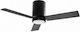 Spot Light Ceiling Fan 106.6cm with Light Black