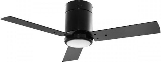Spot Light Ανεμιστήρας Οροφής 106.6cm με Φως Μαύρος