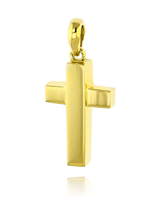 Skaras Jewels Men's Gold Cross 18K