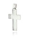 Skaras Jewels Men's White Gold Cross 14K