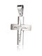 Skaras Jewels Men's White Gold Cross 14K with the Crucified