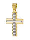 Skaras Jewels Men's Gold Cross 14K