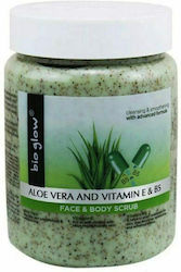 Bio Glow Scrub για το Πρόσωπο & το Σώμα Aloe Vera & Vitamin E&B5 500ml Bio Glow Scrub για το Πρόσωπο & το Σώμα Aloe Vera & Vitamin E&B5 500ml