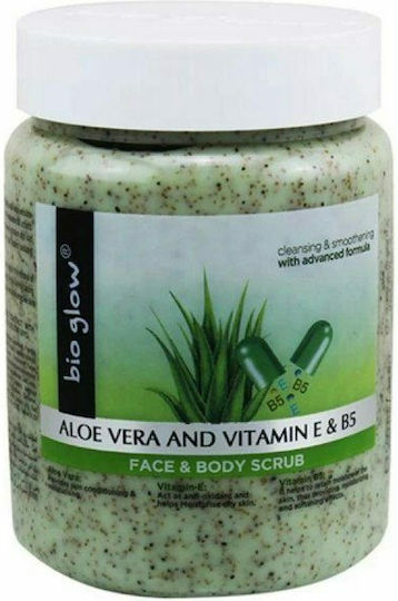 Bio Glow Scrub for Face & Body Aloe Vera & Vitamin E&B5 500ml