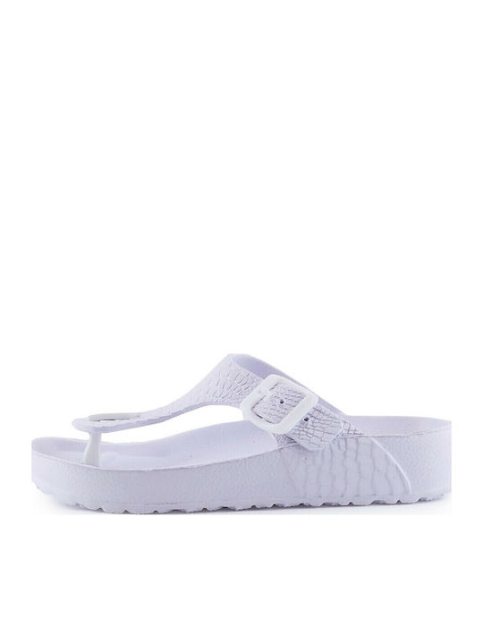2288-0179 Women's Flip Flops White