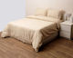 Viopros Duvet Cover Set Cotton Single with Pillowcase 160x240 Milan Beige