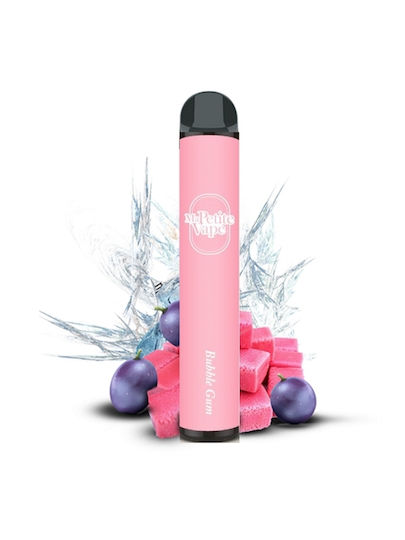 Petite Vape Vape Pen Единично Употребими Електронни Цигари 600 Вдишвания Bubble Gum 2ml 20mg Розов