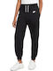 Serena Williams Crew Joggers Pantaloni de Trening cu elastic Fleece Negru