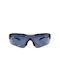 Solano SP60014 Men's Sunglasses with Black Plastic Frame and Blue Lens SP60014D