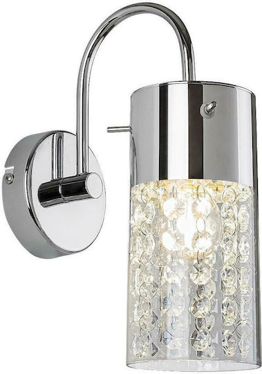 Rabalux Niagara Modern Lamp Bathroom with Socket E14 Silver 11.5cm