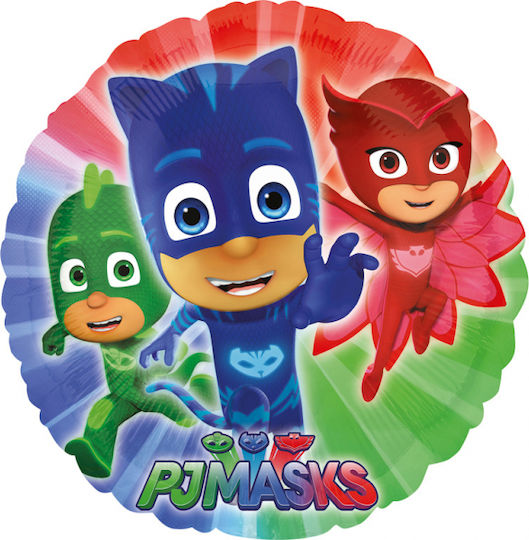 Balloon Foil PJ Masks Round Multicolour 43cm