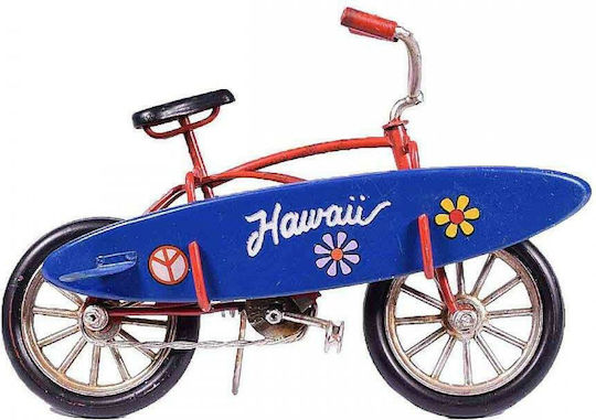 SP Souliotis Bicicletă Decorativă Metal Red cu Surf 16cm 1buc
