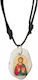 Kostibas Fashion Jesus Necklace Black