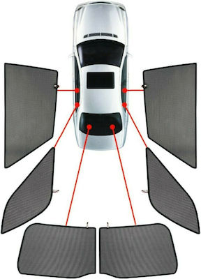 CarShades für Skoda Enyaq 2020 Schwarz gefärbt Fünftürer (5D) 6Stück
