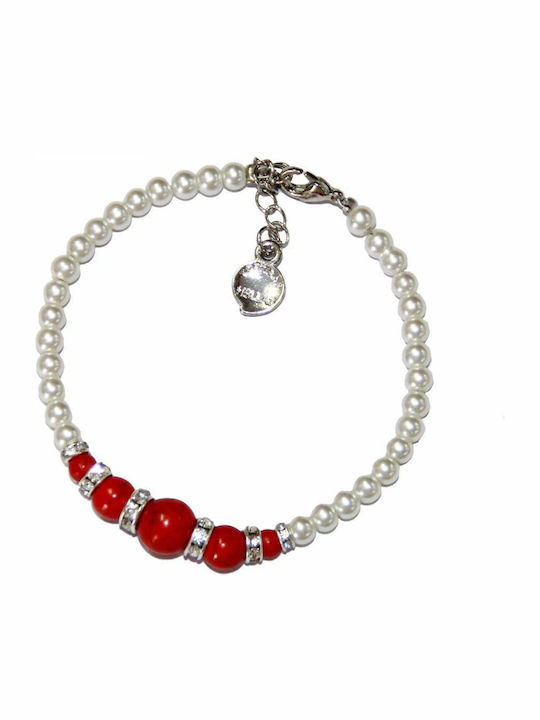 Bracelet made of Silver with Pearls