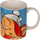 Out of the Blue Obelix Mug Ceramic Blue 325ml