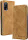 Bodycell Wallet Δερματίνης Καφέ (Realme 7 5G)