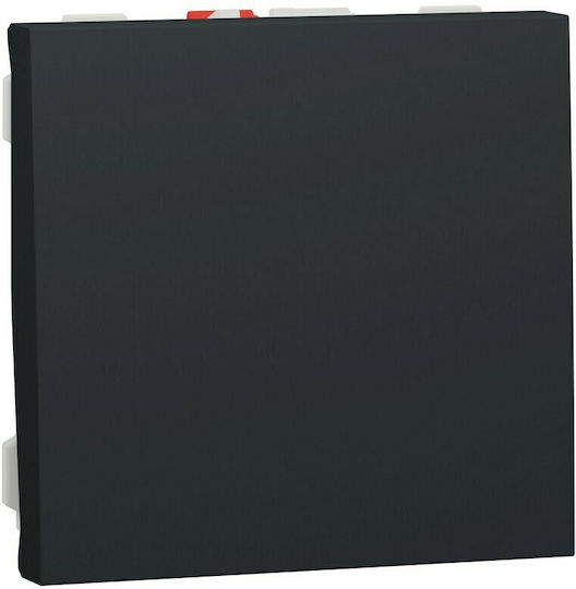 Schneider Electric New Unica Копче Стълбище без рамка в Черен цвят NU320654