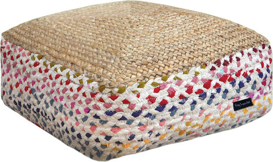 Σκαμπό Boho Boho Multi 50x50x25cm Σκαμπό Boho Boho Multi 50x50x25cm