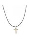 Cross from Silver with Cord