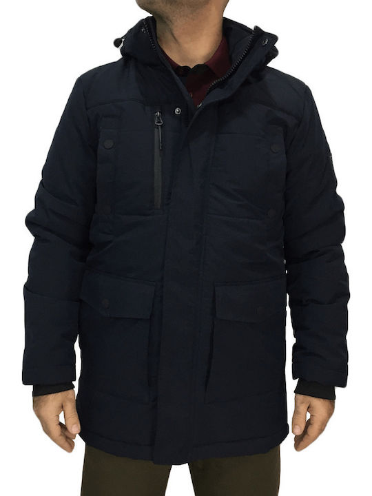 Winter Jacket Parka Navy Blue