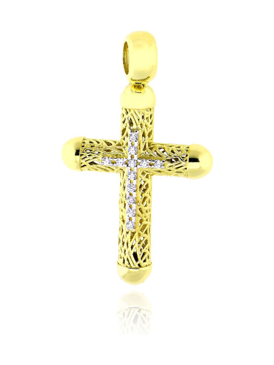 Femeiesc Aur Cruce 14K