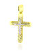 Damen Gold Kreuz 14K